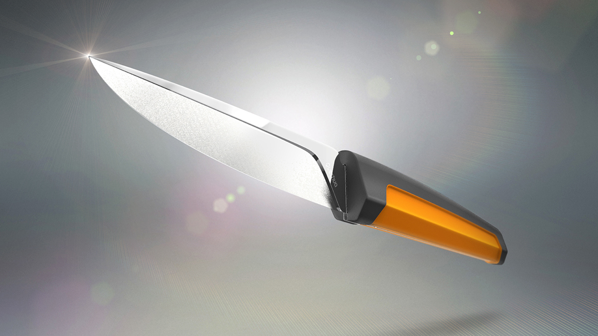 wireless telephone，knife，tool，conversation，chat，