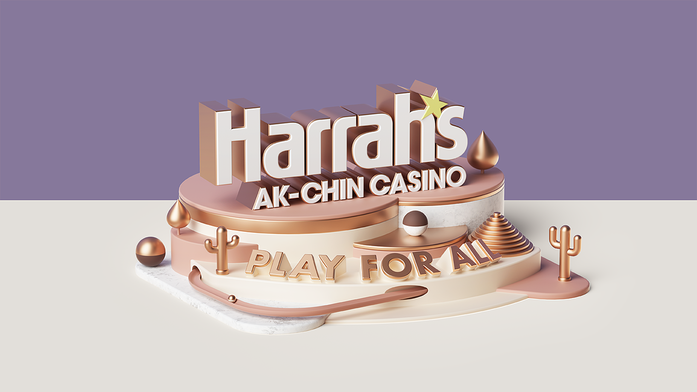 Harrah’s Ak-Chi，三维模型，建筑，赌场，