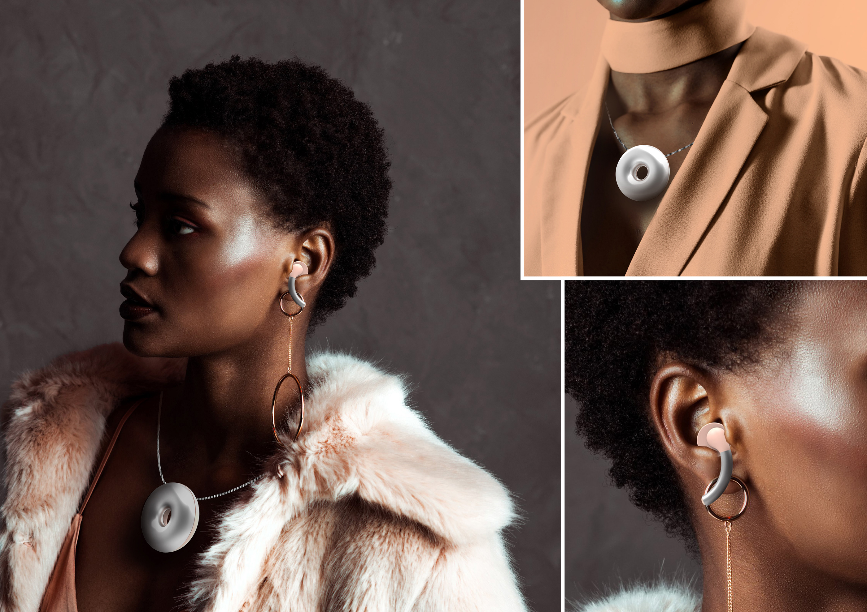 headset，music，doughnut，