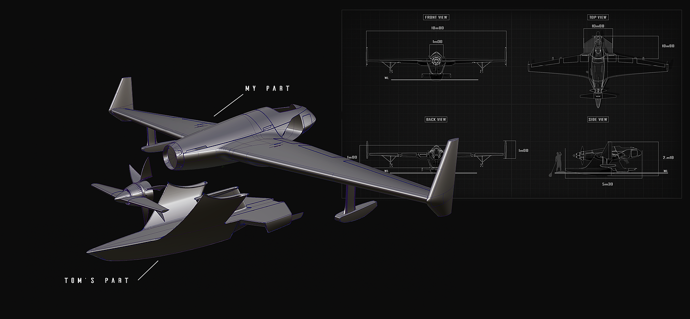 水上飞行器，SEAPLANE 2040，交通工具，