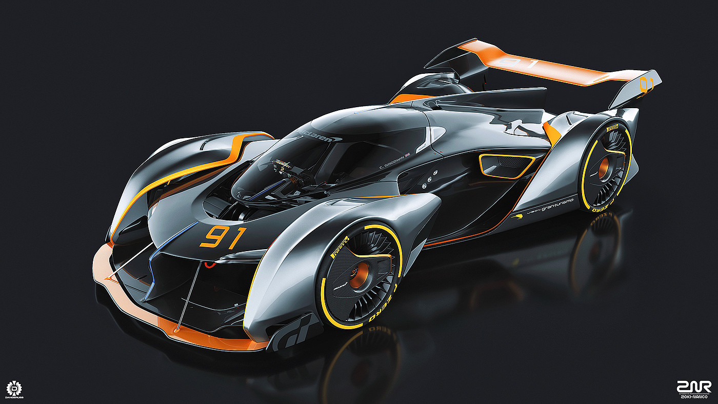 Model，Automobile design，mclaren，