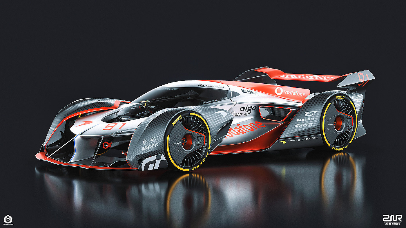 Model，Automobile design，mclaren，