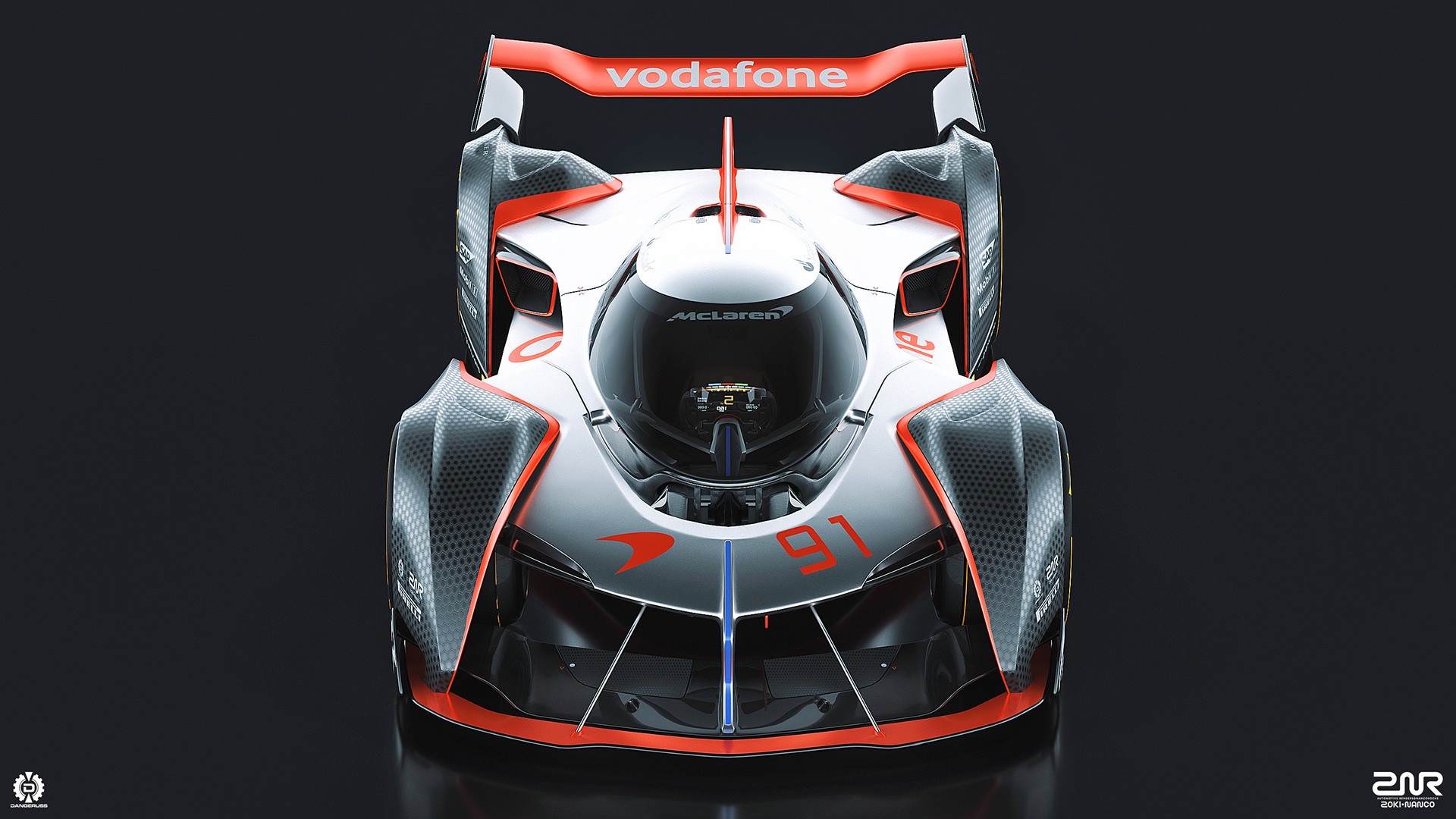 Model，Automobile design，mclaren，