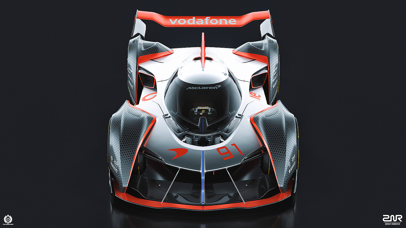 Model，Automobile design，mclaren，