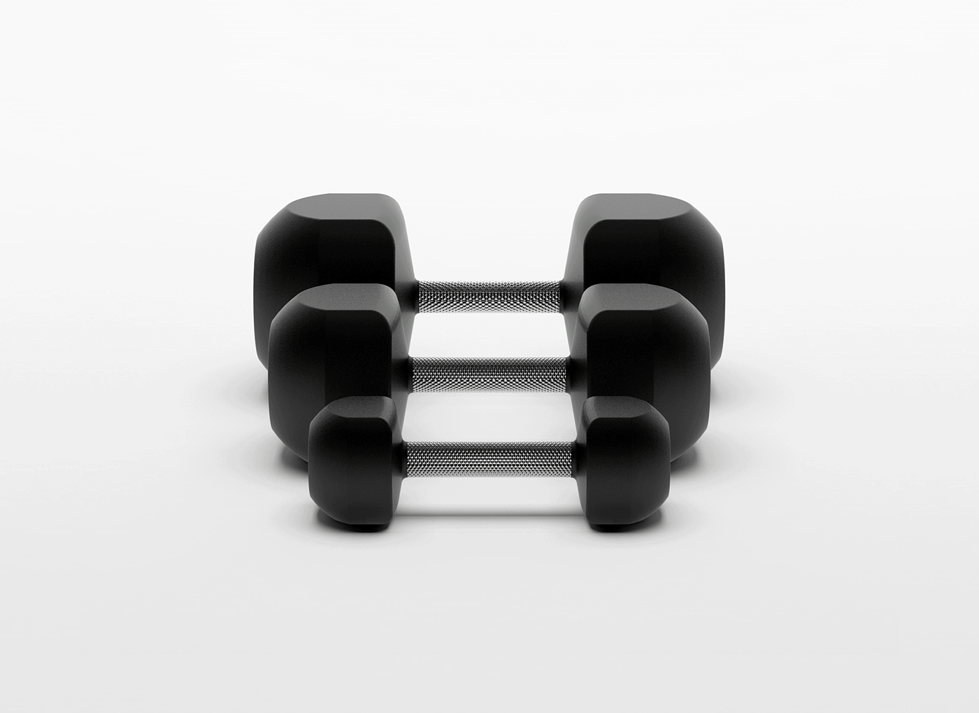 product design，Fitness Equipment，Glow，dumbbell，