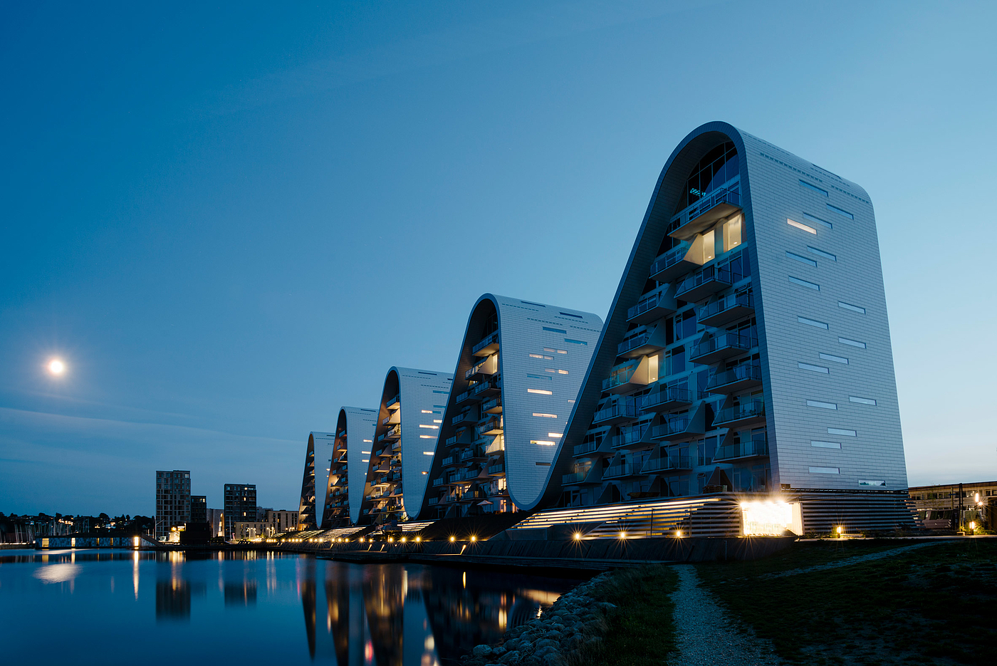 Interior design，Wave house，Architectural design，