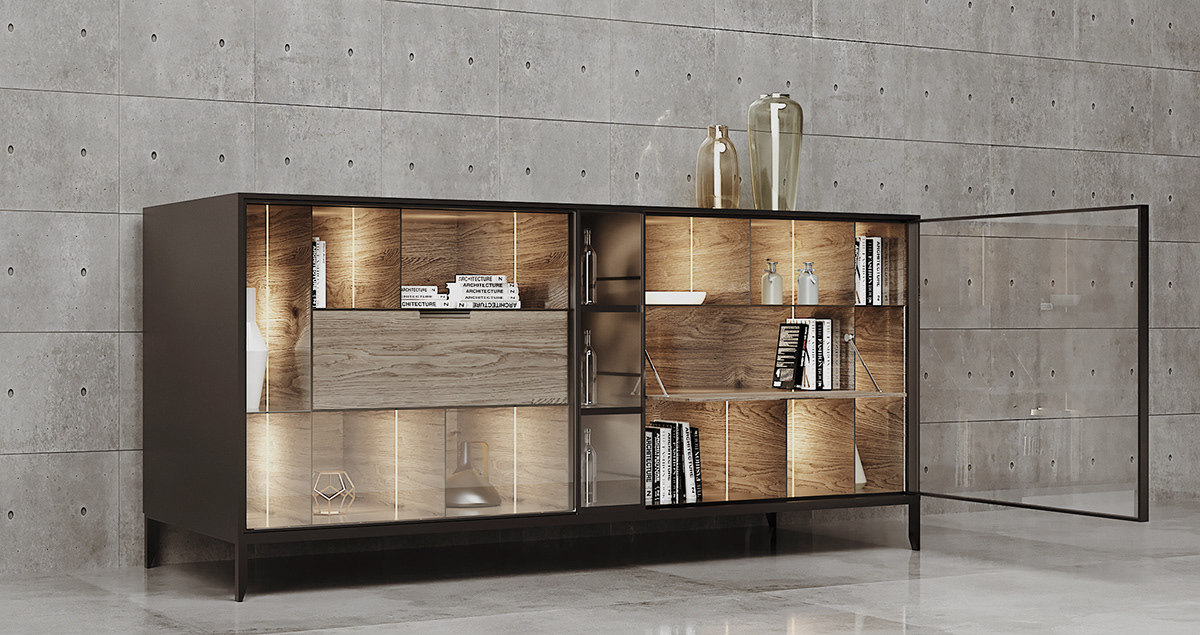 product design，furniture，clothes closet，Alexo cabinet，