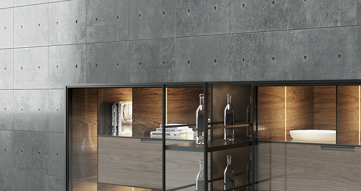 product design，furniture，clothes closet，Alexo cabinet，