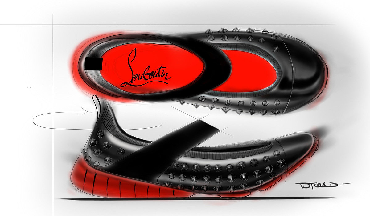 shoes，Hand drawn，sketch，industrial design，