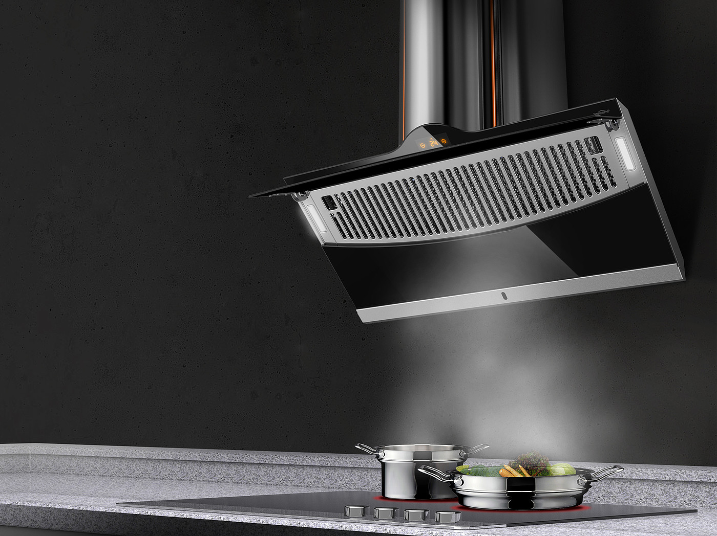 the republic of korea，kitchen，Smoke lampblack machine，Chinese style，