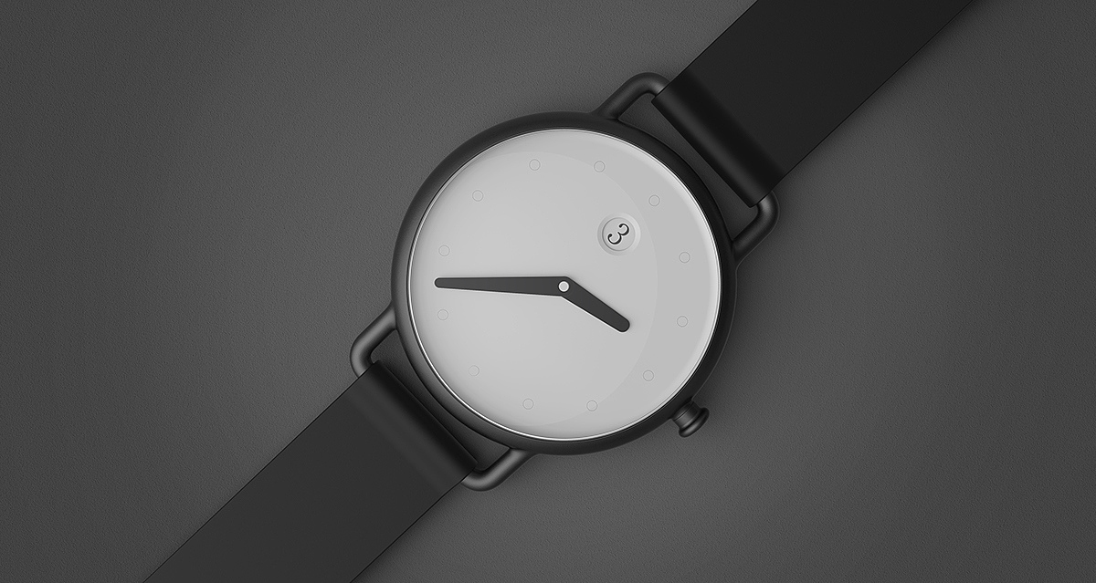 Wrist watch，Simplicity，fashion，Smooth lines，Electronics，