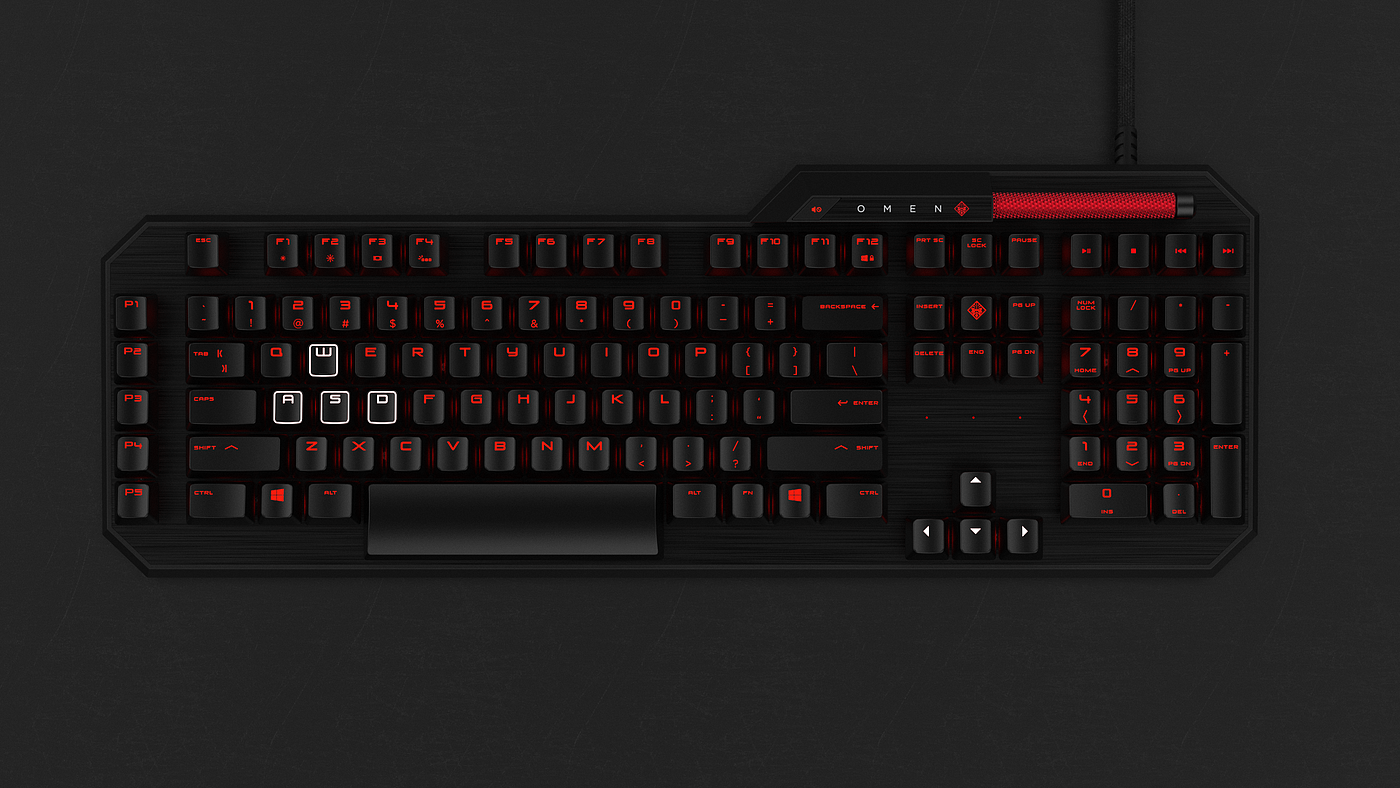 industrial design，product design，Gaming keyboard，
