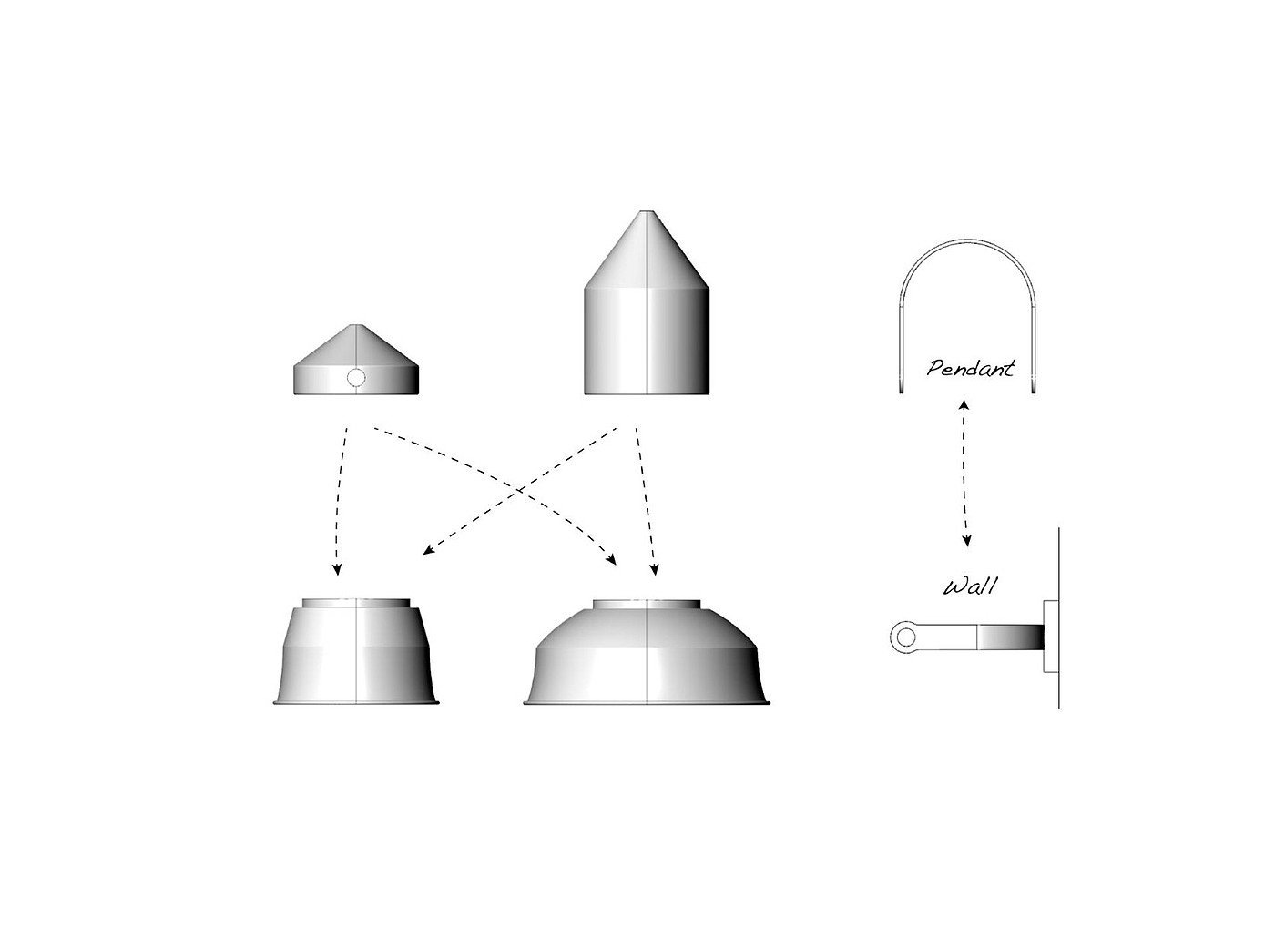 家庭照明，Faro，灯具，渲染，