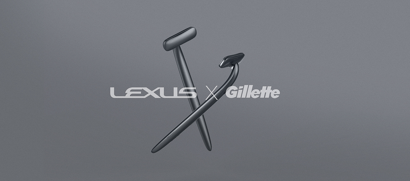 LEXUS，Gillette，razor，