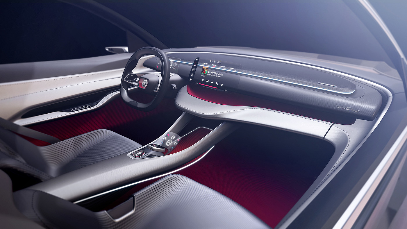 Fiat，Interior design，concept，