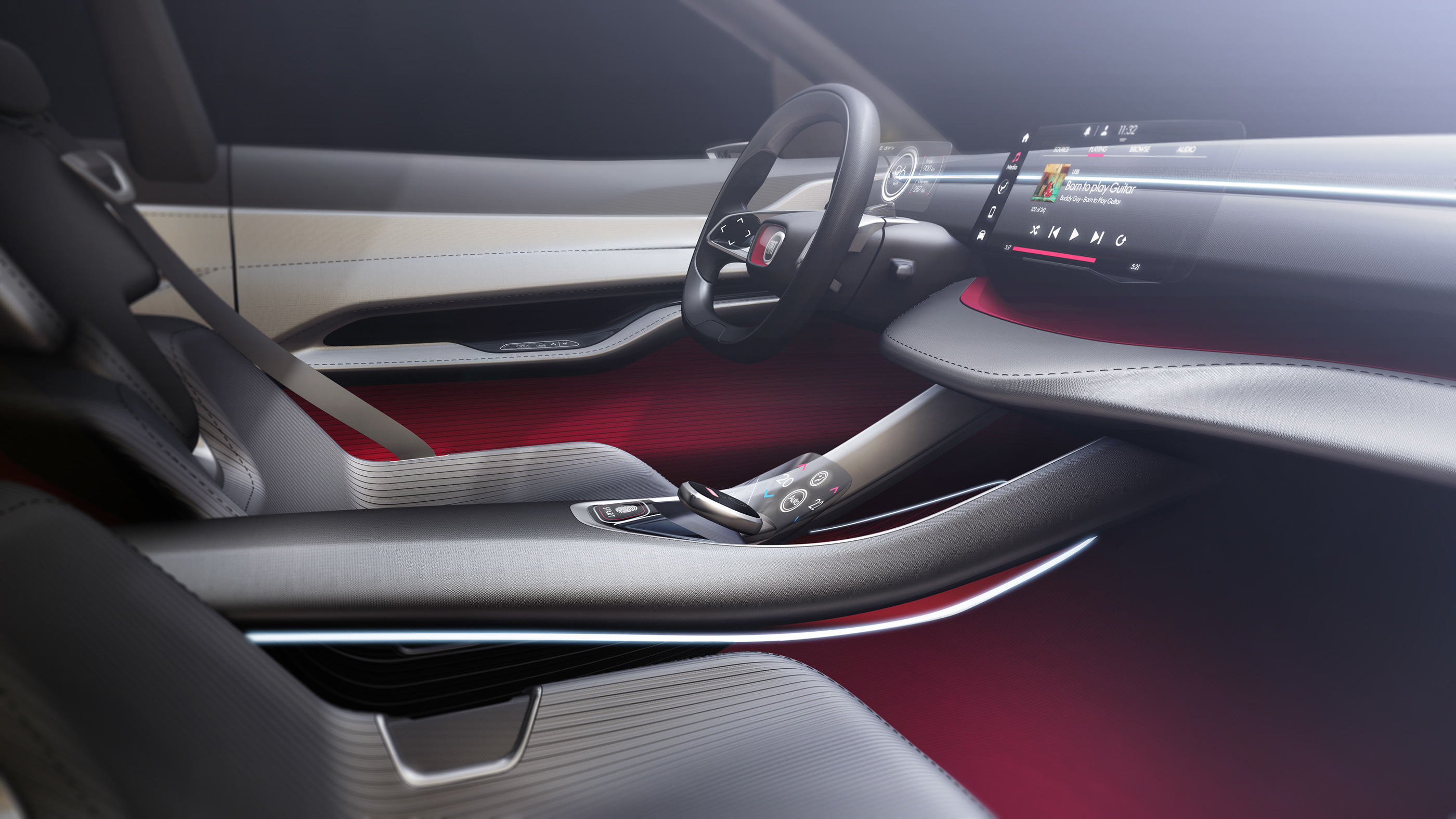 Fiat，Interior design，concept，