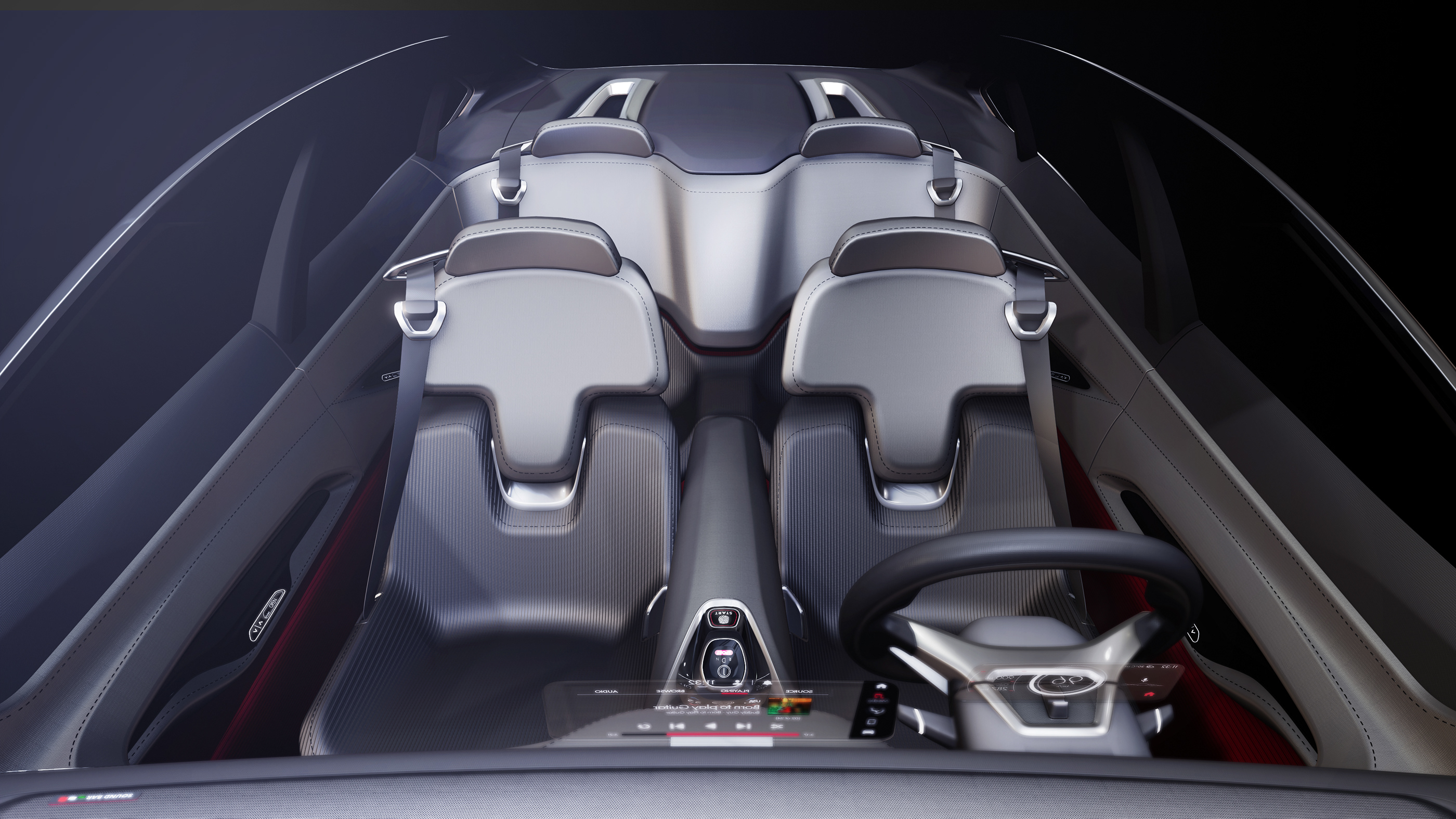 Fiat，Interior design，concept，