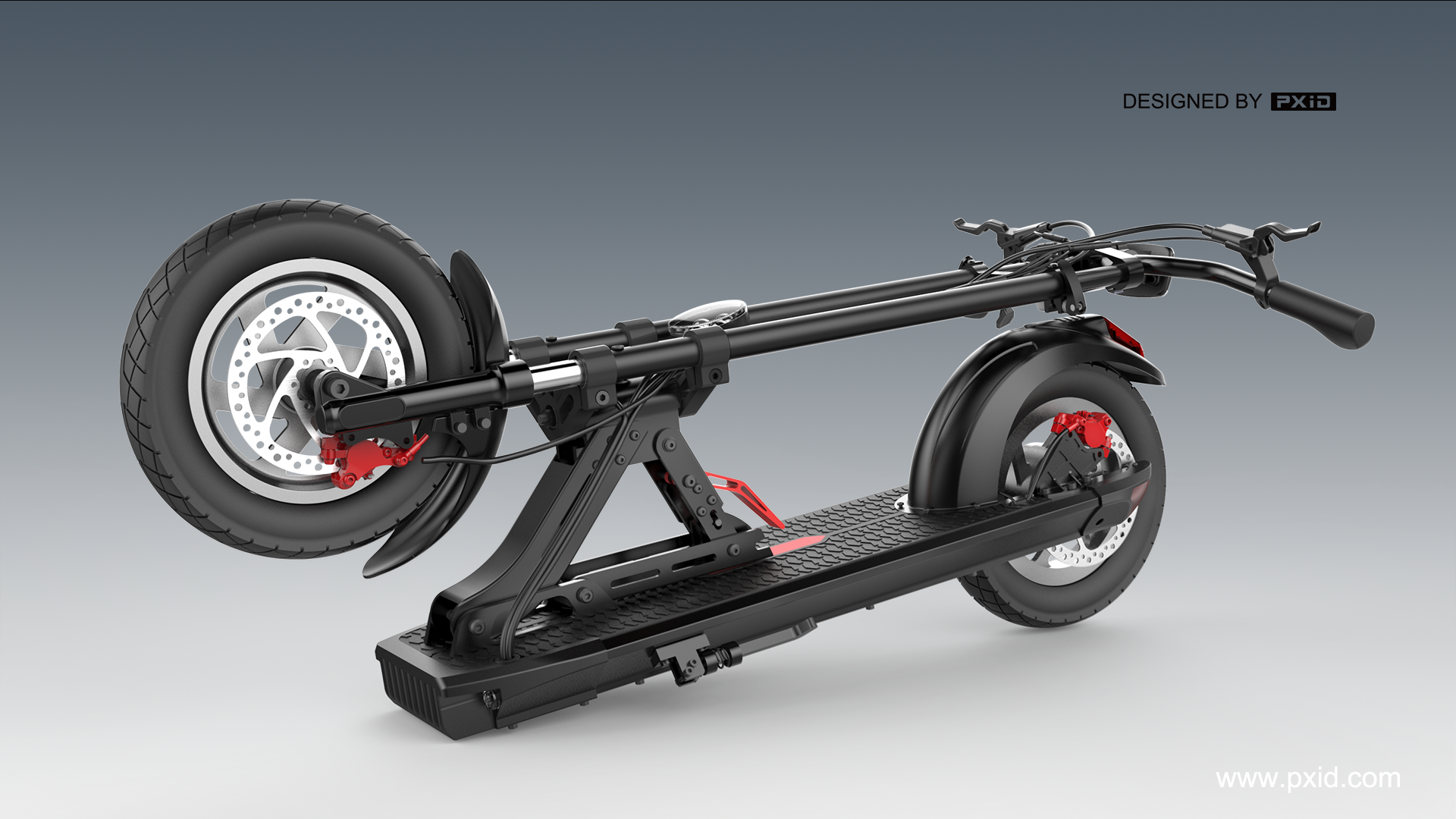 pxid，Product oriented industrial design，Design of elderly scooter，Unicycle design，Body feeling car design，Balance car design，Scooter design，