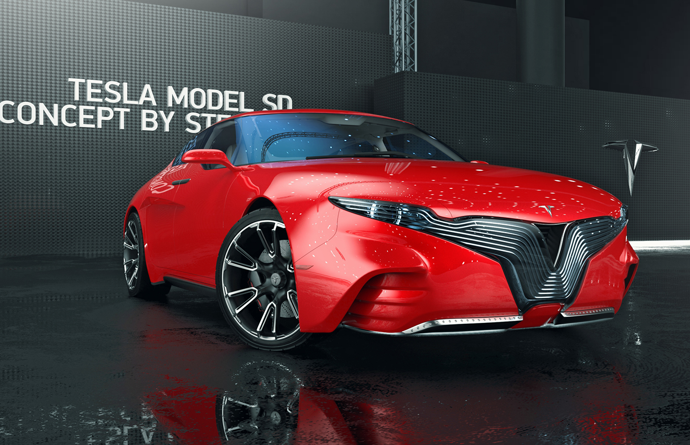 Steel Drake，automobile，Tesla，Tesla，concept，