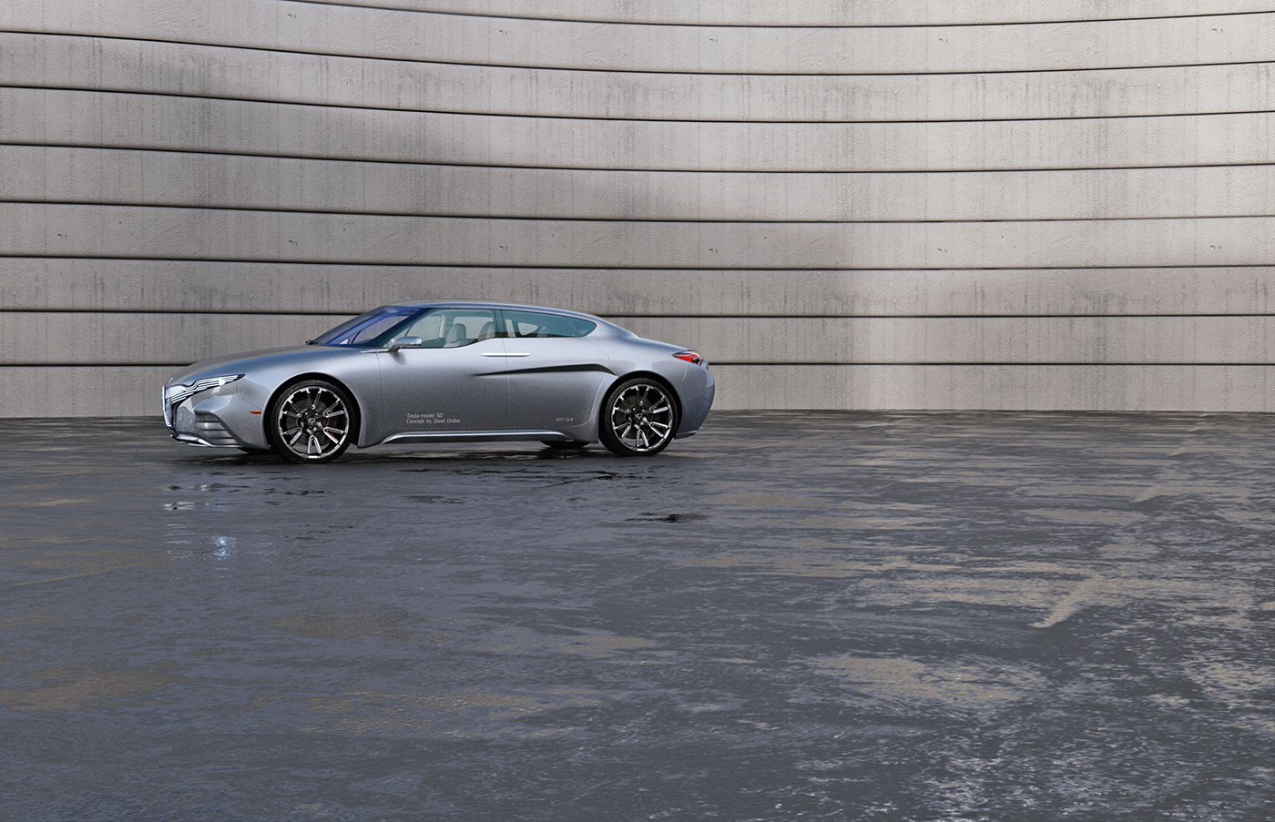 Steel Drake，automobile，Tesla，Tesla，concept，