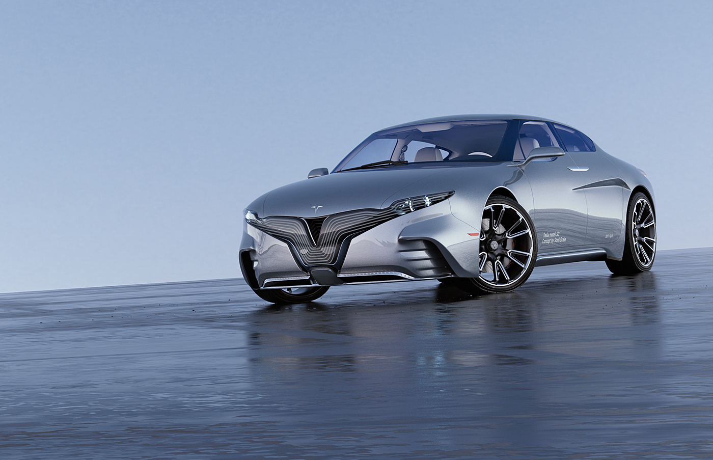 Steel Drake，automobile，Tesla，Tesla，concept，