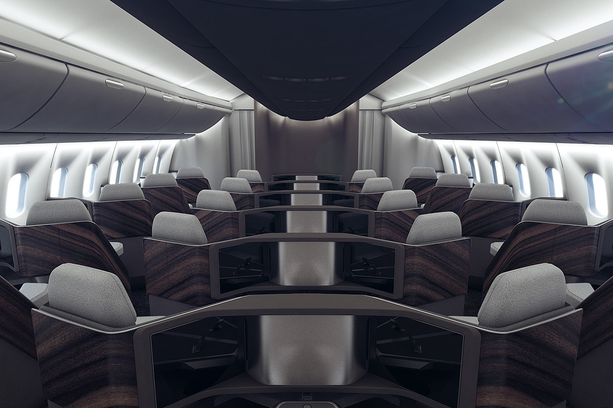 vehicle，Cabin design，Interior design，aircraft，