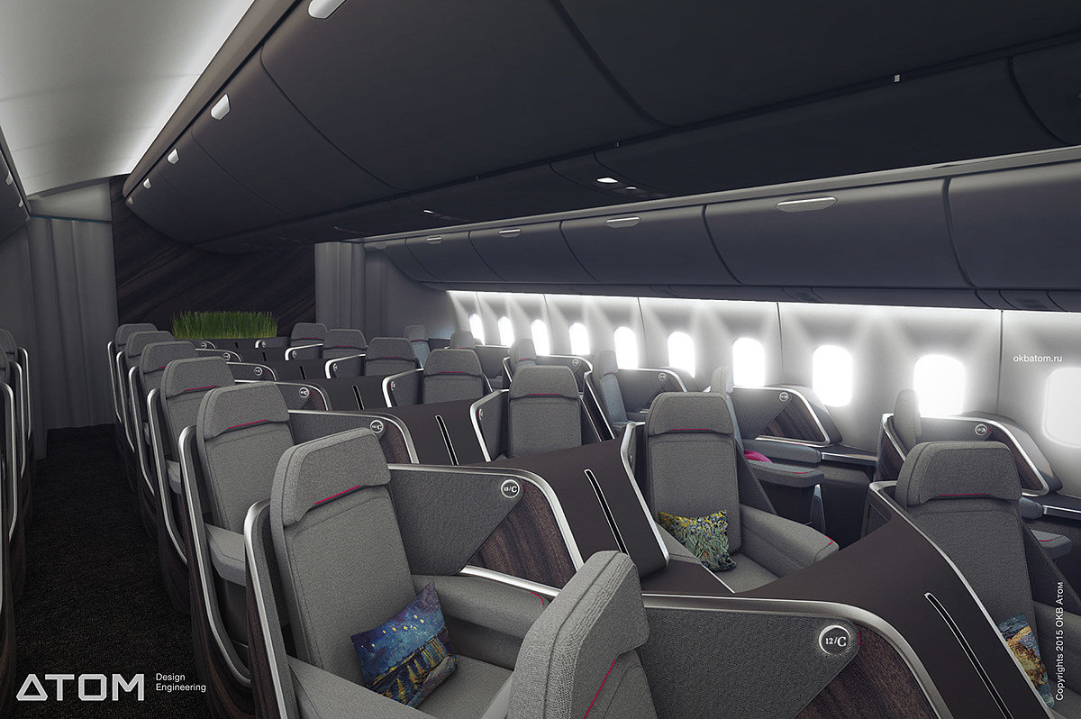 vehicle，Cabin design，Interior design，aircraft，