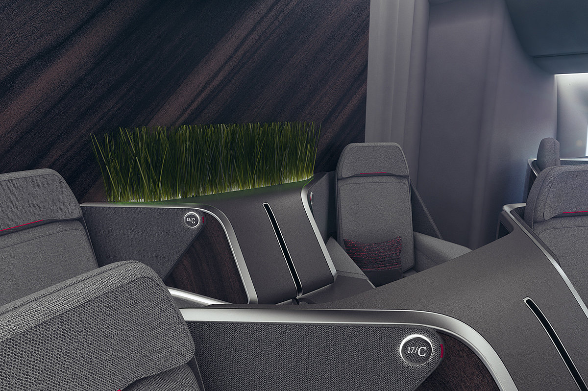 vehicle，Cabin design，Interior design，aircraft，