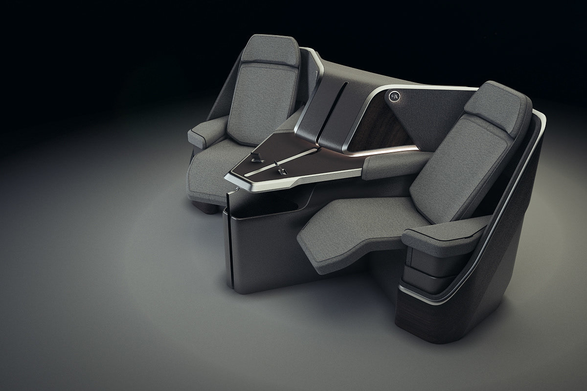 vehicle，Cabin design，Interior design，aircraft，