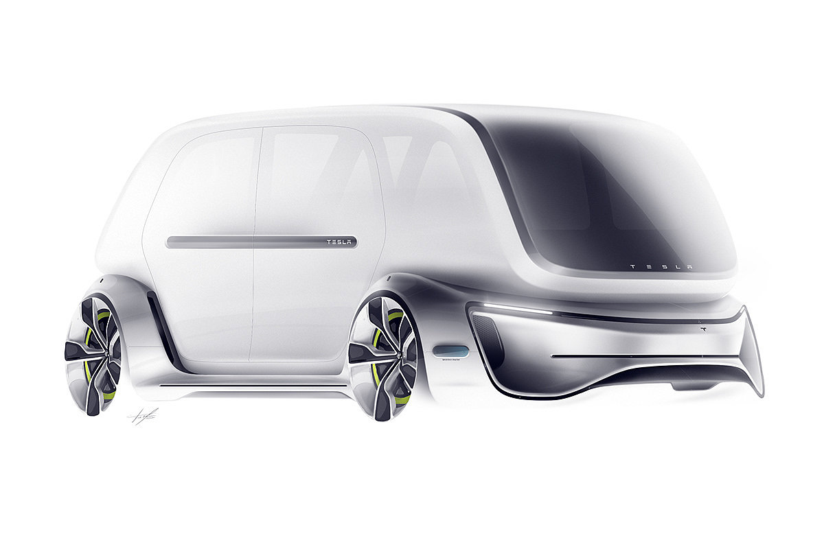 Transportation，Modular design，vehicle，Tesla Pod，