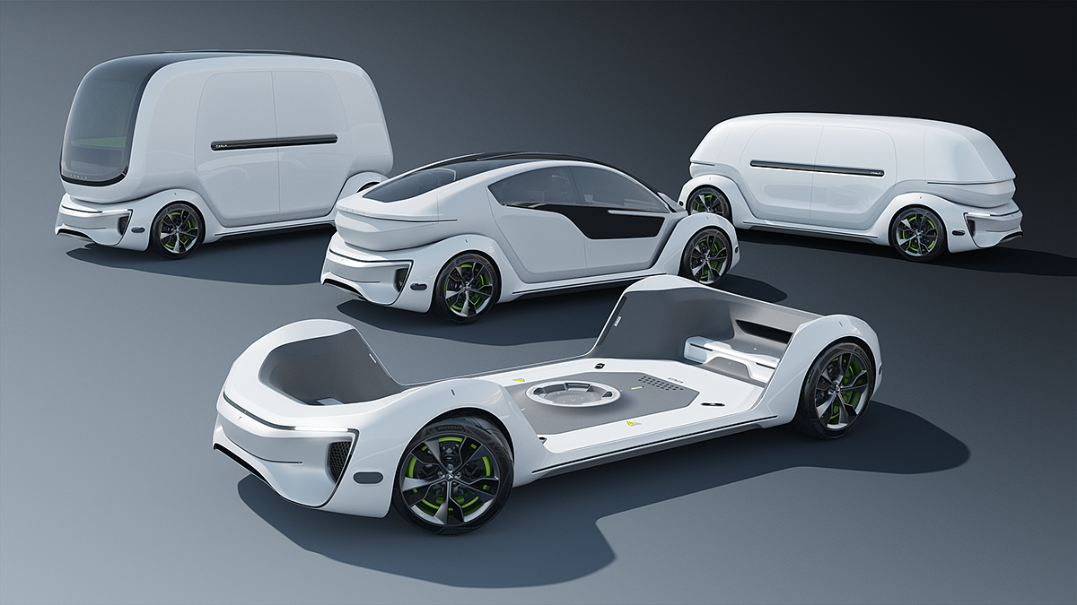 交通运输，模块化设计，交通工具，Tesla Pod，