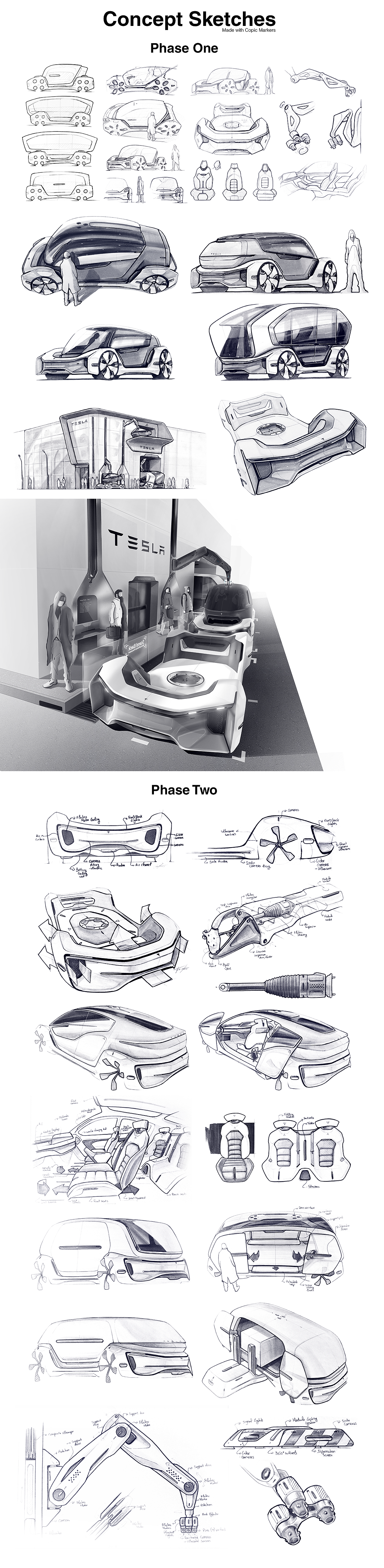 交通运输，模块化设计，交通工具，Tesla Pod，