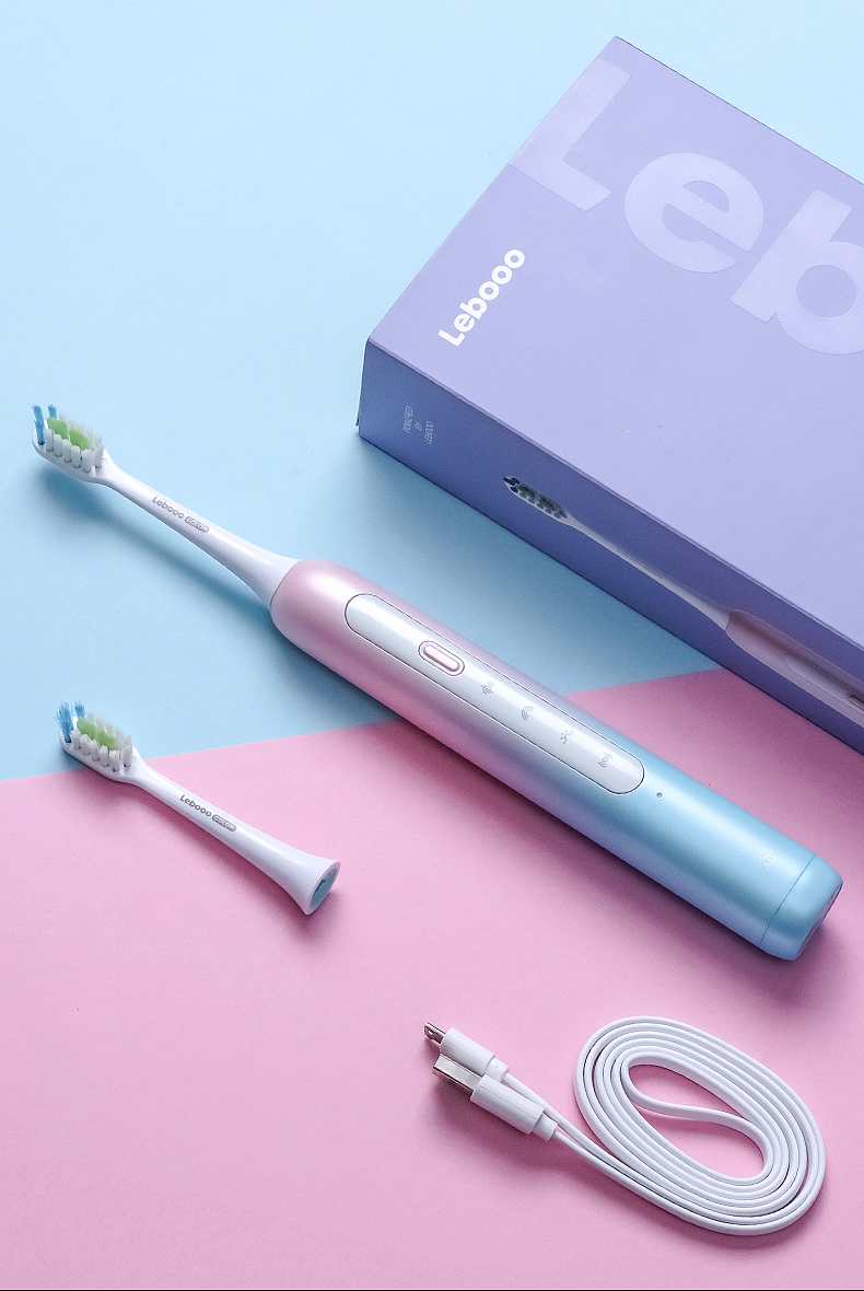 Smart, acoustic, electric, toothbrush, gradient，