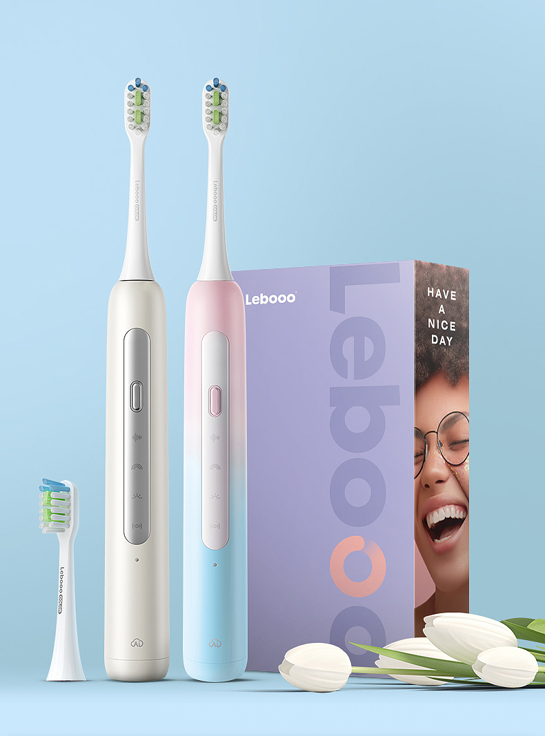 Smart, acoustic, electric, toothbrush, gradient，