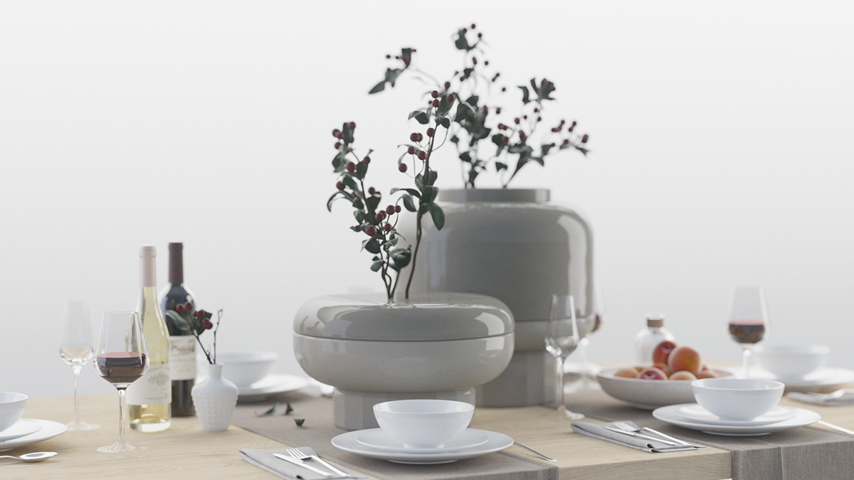 product design，vase，Potted plants，Flowerpot，