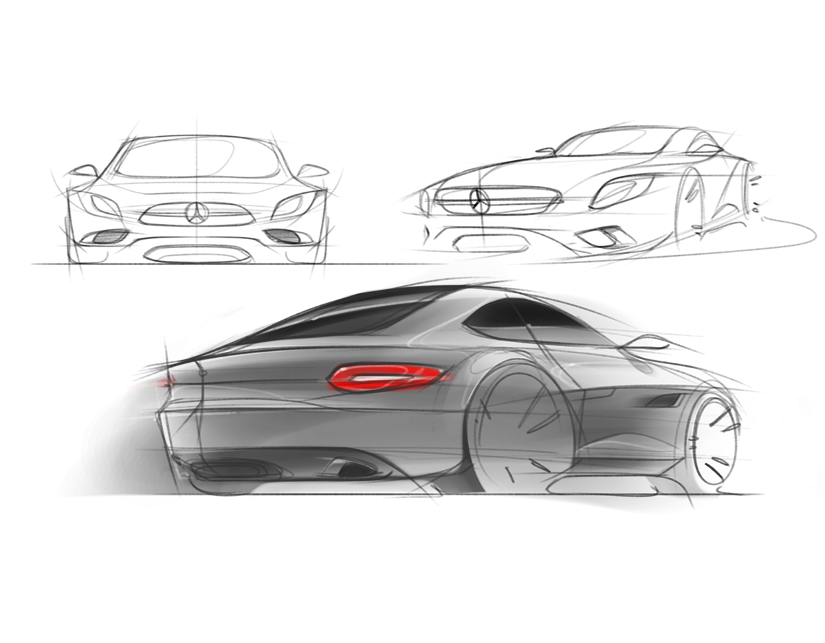 industrial design，Hand drawn，