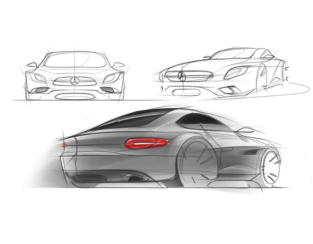 industrial design，Hand drawn，