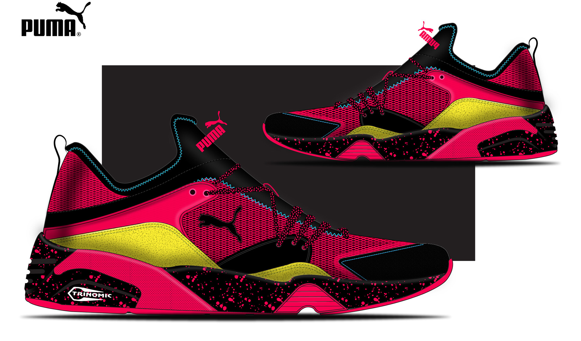 sneakers，Electronic hand drawing，fashion，