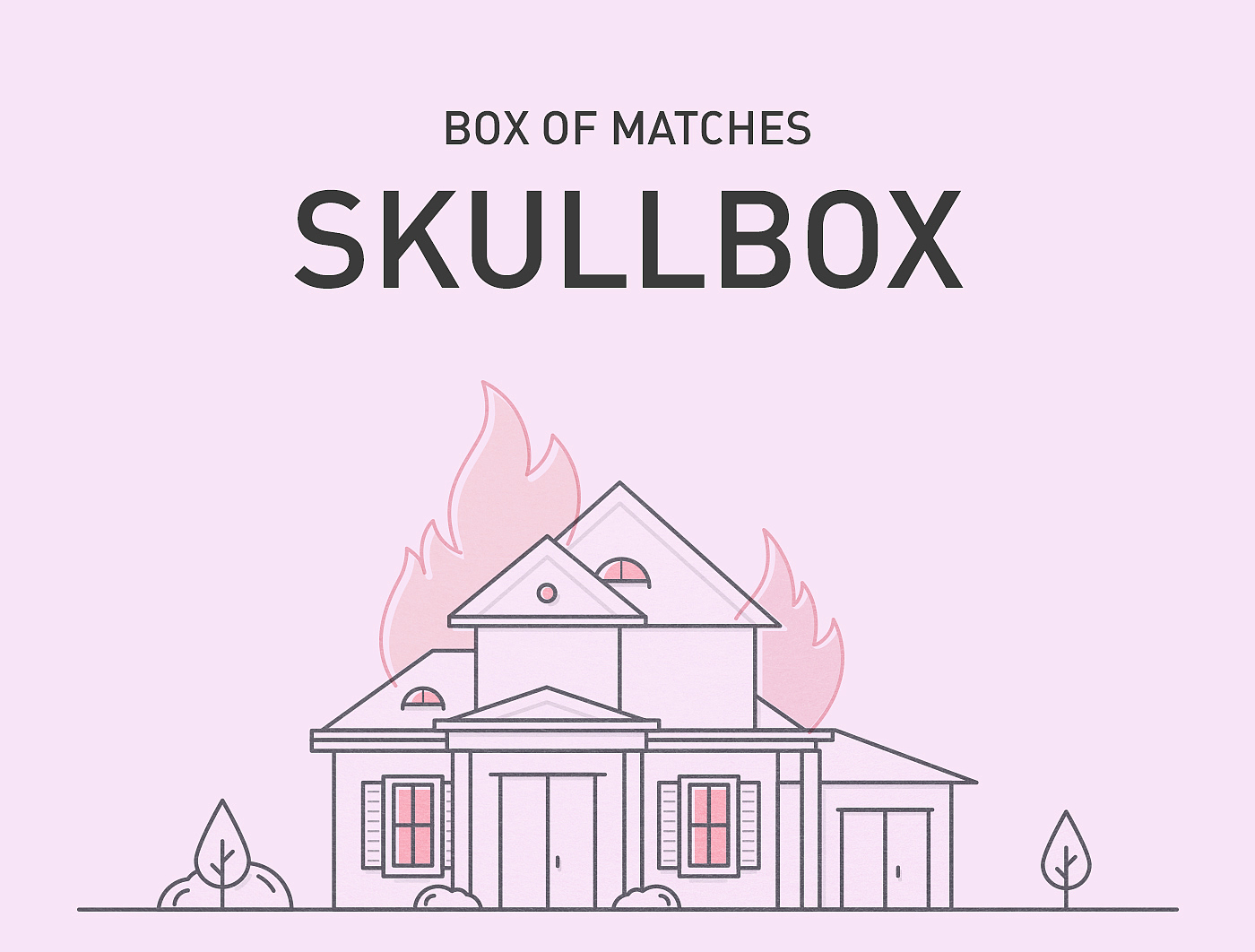 包装，火柴，Skull_box，