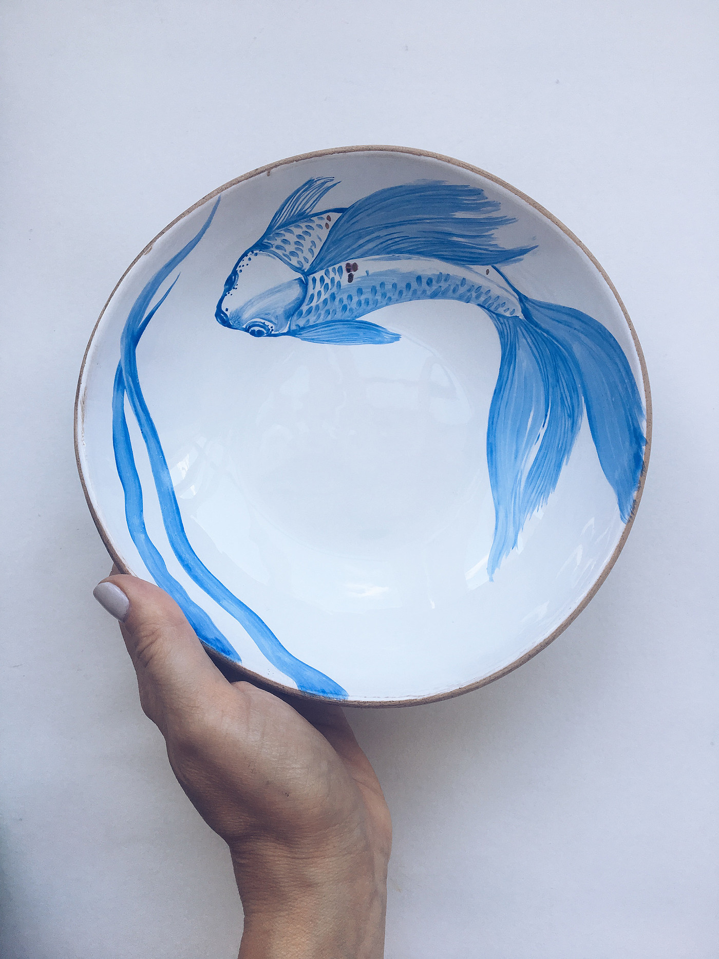 ceramics，handicraft，Blue and white，