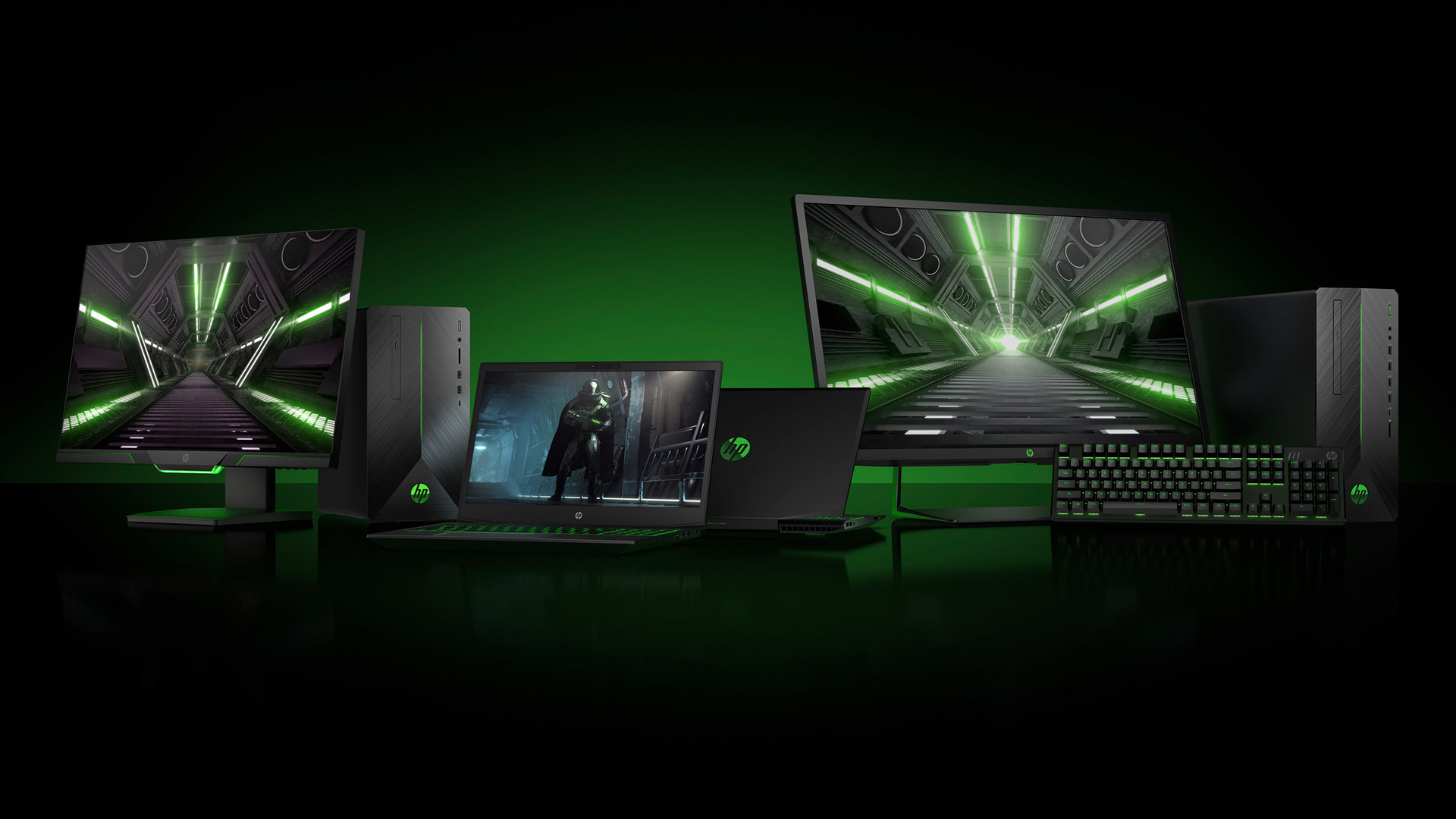 HP，Computer host，black，