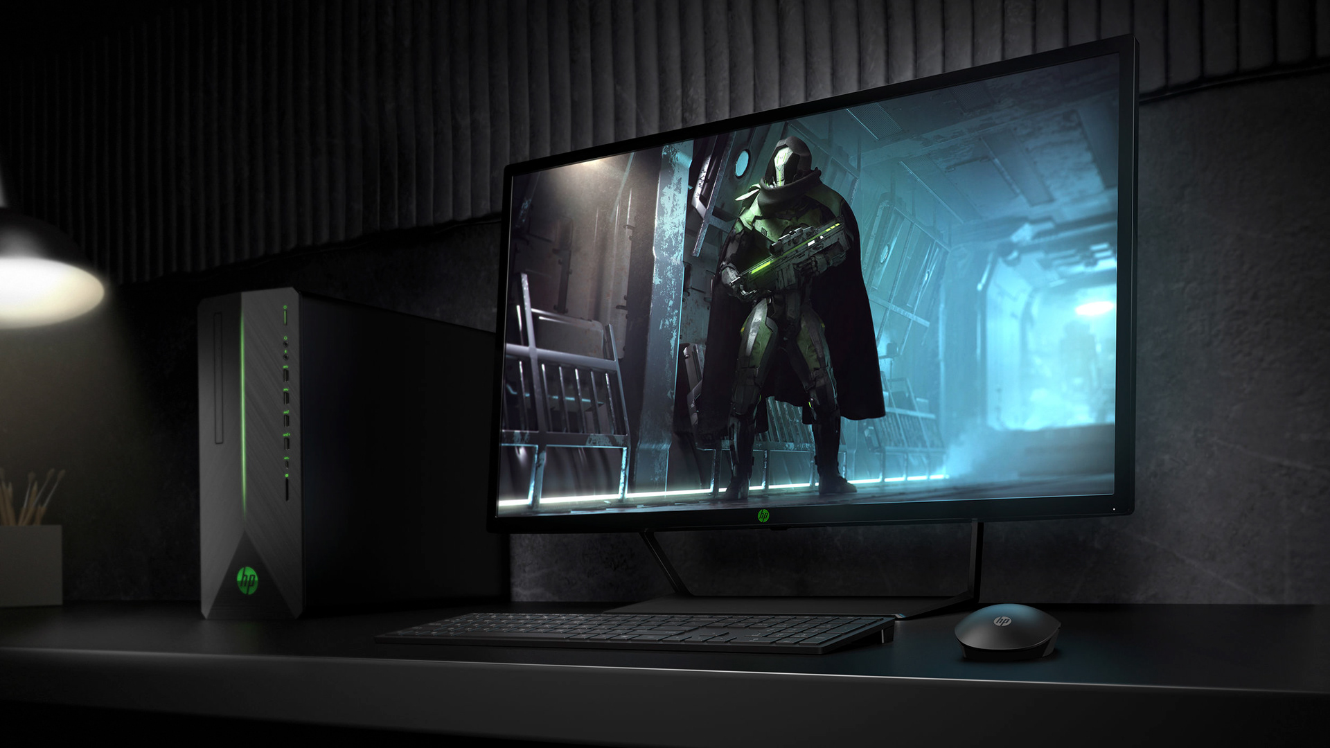 HP，Computer host，black，