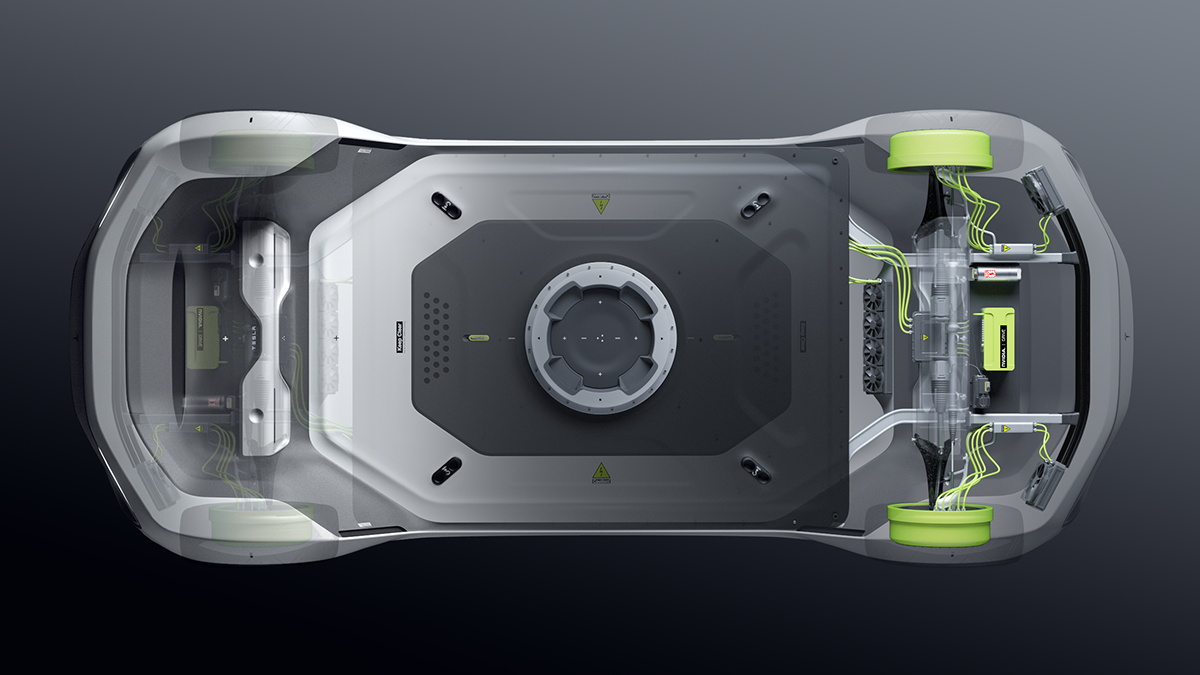 Urban transportation，Autonomous electric platform，modularization，Tesla Pod，