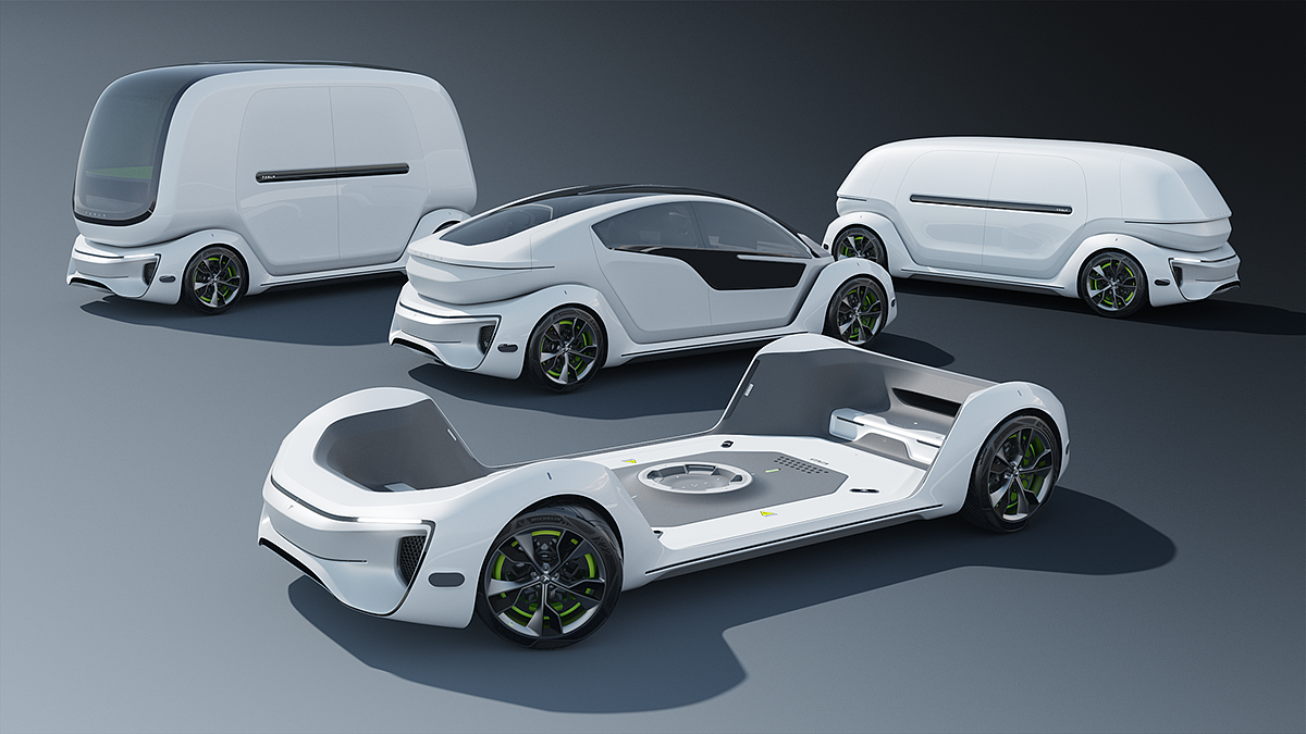 Urban transportation，Autonomous electric platform，modularization，Tesla Pod，