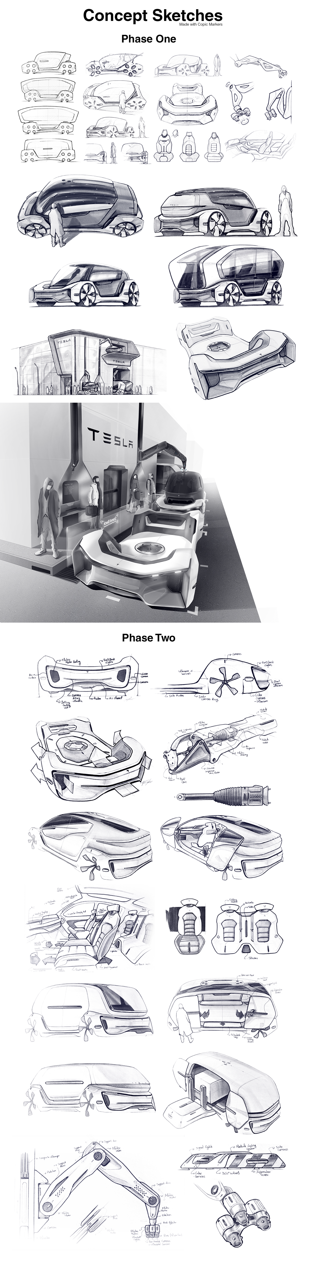 Urban transportation，Autonomous electric platform，modularization，Tesla Pod，