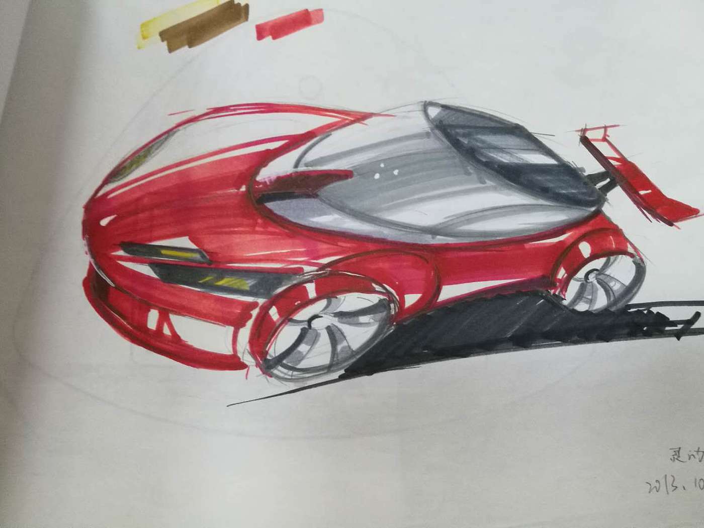 Hand drawn，
