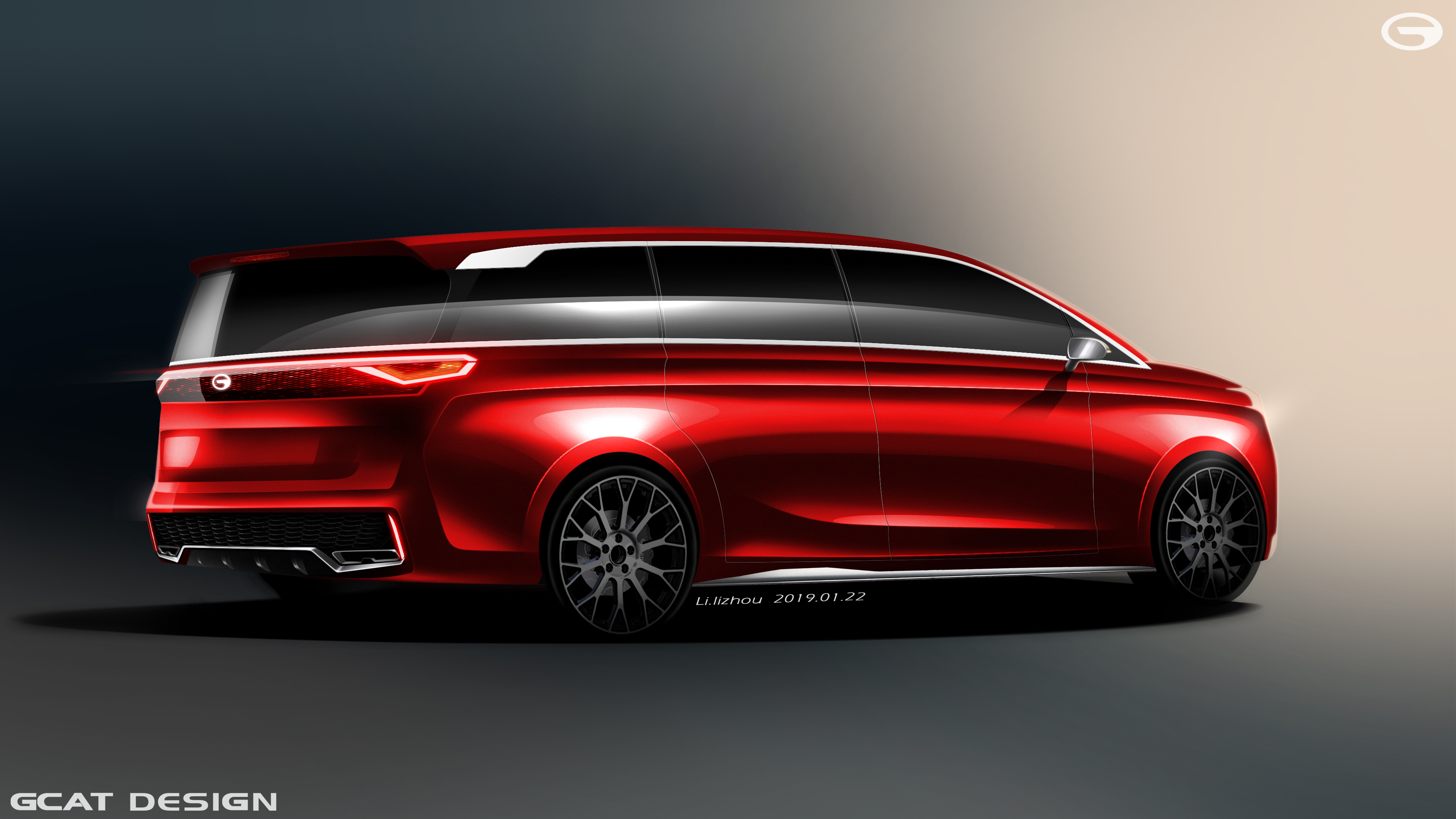 Automobile design，Hand drawn，