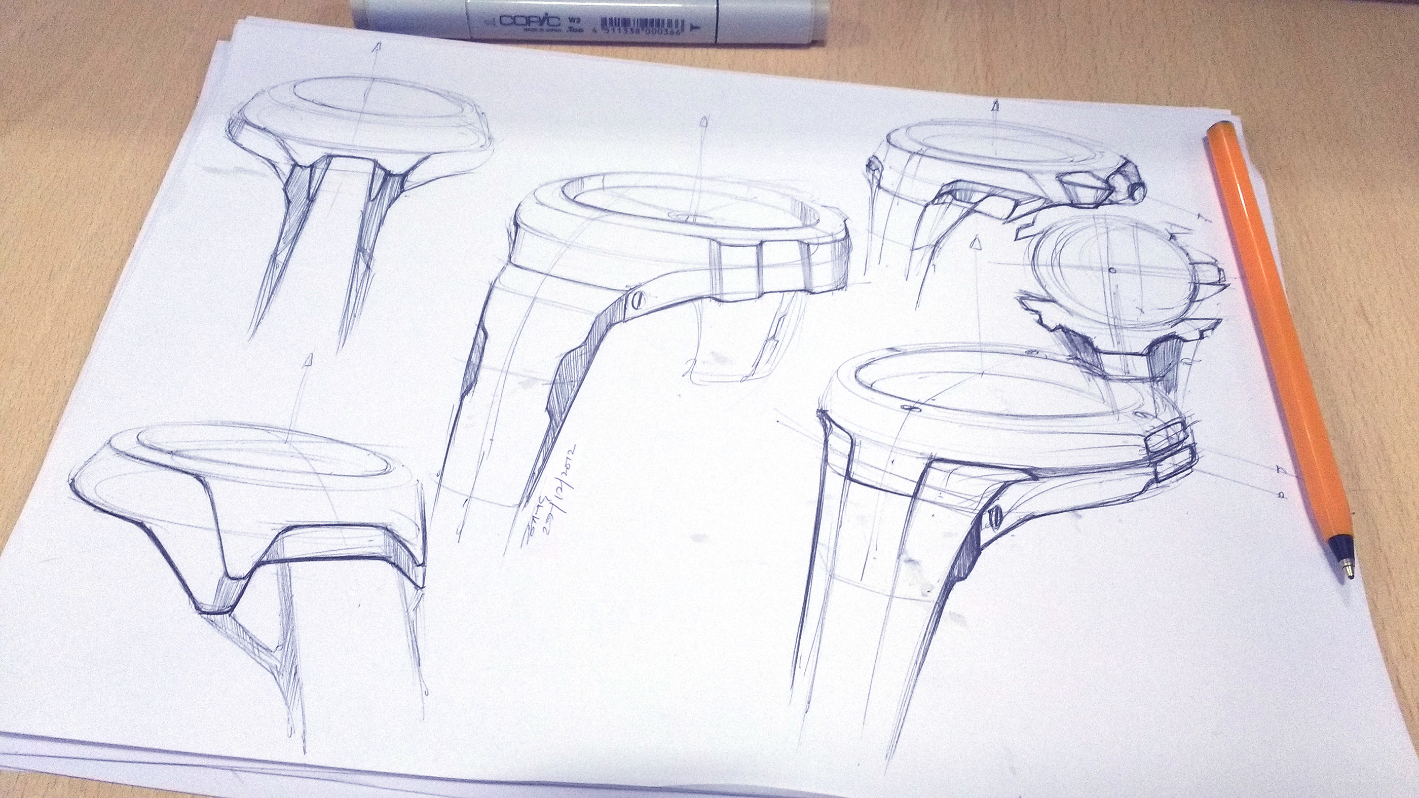 footwear design ，Automobile design，industrial design，Hand drawn，