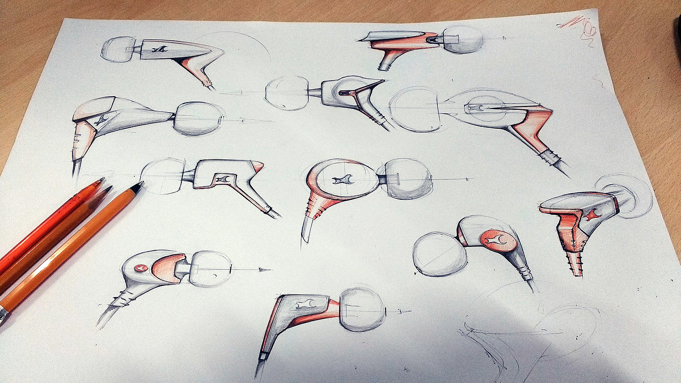 footwear design ，Automobile design，industrial design，Hand drawn，