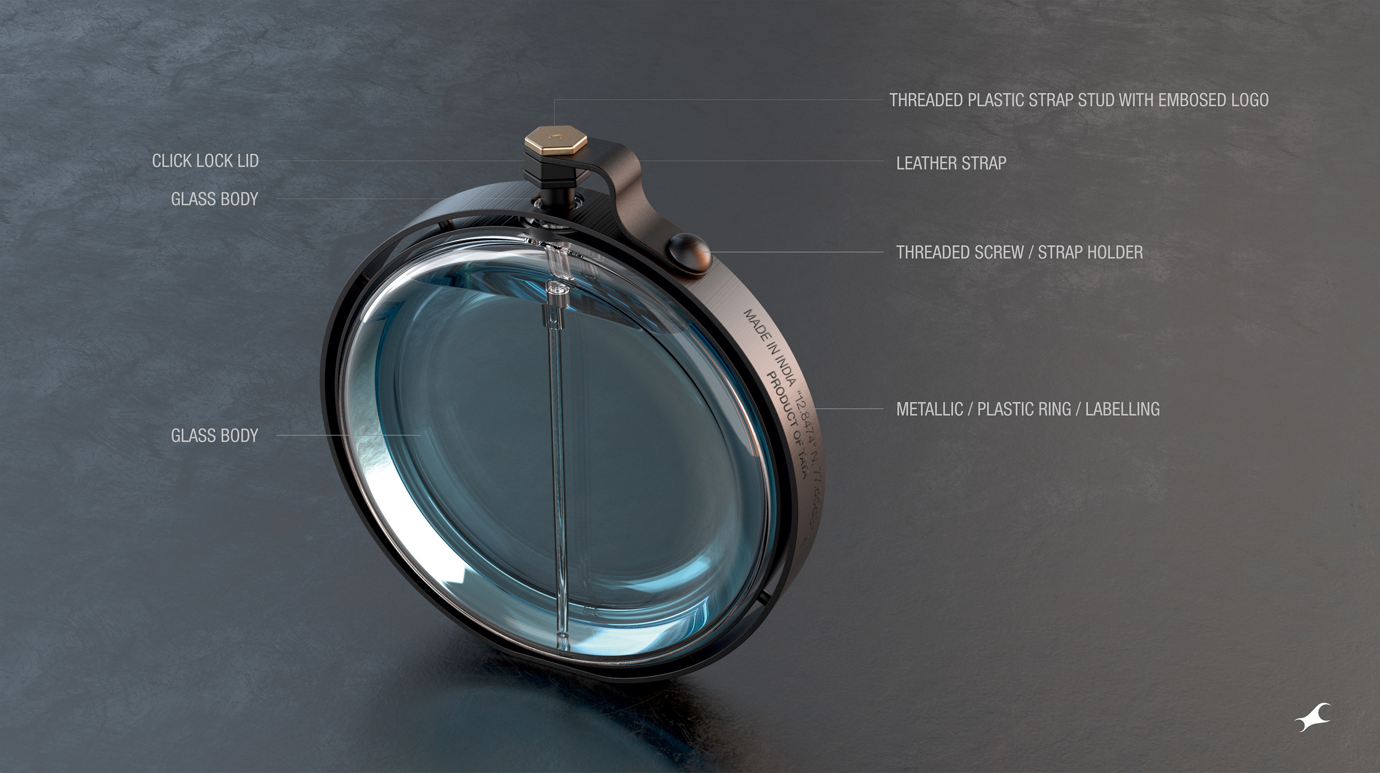 Perfume bottle，motion，Fastrack，